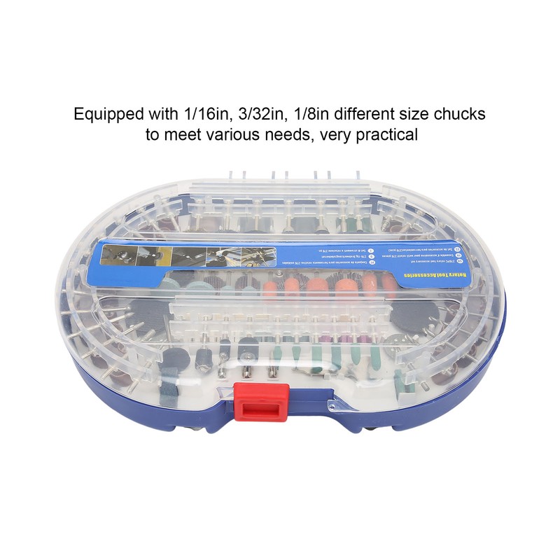 276Pcs Rotary Tool Accessories Kit 1/8in Shank All Purpose Set
