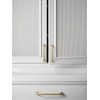 JIASENBAO 5 Pack Gold Cabinet Pulls 3.75" Hole Center Brushed