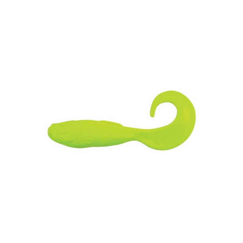 Berkley Gulp! Swimming Mullet Fishing Soft Bait, Chartreuse, 3in