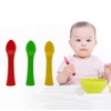 Green Sprout Soft-Tip Training Spoon(2pk), Teething Baby Spoon, Baby Led