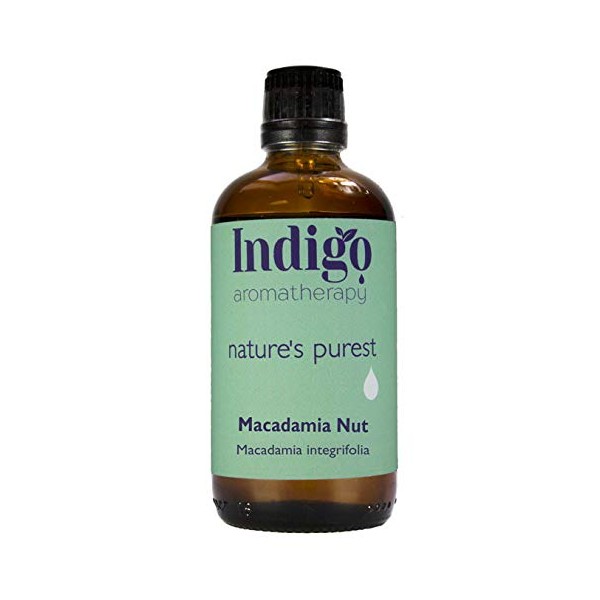 Indigo Herbs Macadamia Nut Oil (Cold Pressed) 100ml