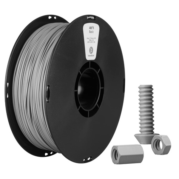 Kexcelled ABS Filament 1.75mm Gray, 3D Printer Filament ABS 1kg