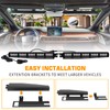 XRIDONSEN 34 inch Emergency Visor Lights Bar 40 LED Amber