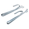 AXLIZER 18PCS Slip on Drapery Hooks Metal Curtain Hooks Metal