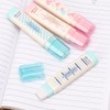 hgfcdd 1PCS Cute Kawaii Heart Flower Rubber Erasers Lovely Stripe