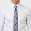 Thomas Bailey Pin Decoration Fashion Tie - Bony Gray 7cm