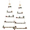 infactory Easter decoration: set of 2 decorative wooden ladders, 30