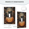 Decorative Art Light Switch Covers Pumpkin Cat forest Single Toggle