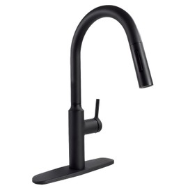 Phoenix PF231765 Premium Slimline Single Handle Pull Down Kitchen Faucet - Black