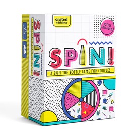 Spin! - A Spin The Bottle Game for Adult Couples with Bottle Included - Truth or Dare Game for You and Your Partner with 4 Types of Cards