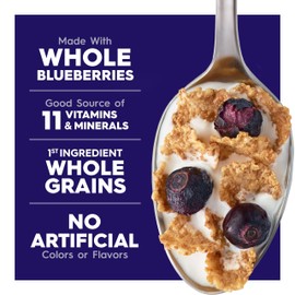 Special K Breakfast Cereal, 11 Vitamins and Minerals, Made with Real Blueberries, Blueberry, 11.6oz Box (1 Box)