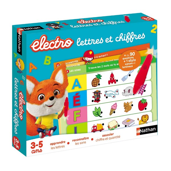 Dujardin 31618 Electro Letters and Numbers Electronic Educational Game for