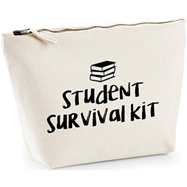 Hippowarehouse Student survival kit printed make up cosmetic wash bag 18x19x9cm