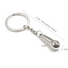 Komonee Bronze Microphone Metal Key Chain Mic Key Ring Artist