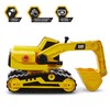 CAT Construction Toys, Power Haulers Excavator, Yellow Construction Vehicle with