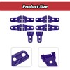 JeCar 10PCS Purple Full Set Door Hinge Cover Trim Overlay