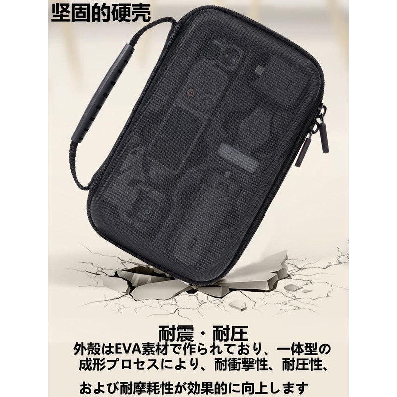 FINEEN Compatible with DJI Osmo Pocket 4/3/Xtra Muse Storage Case