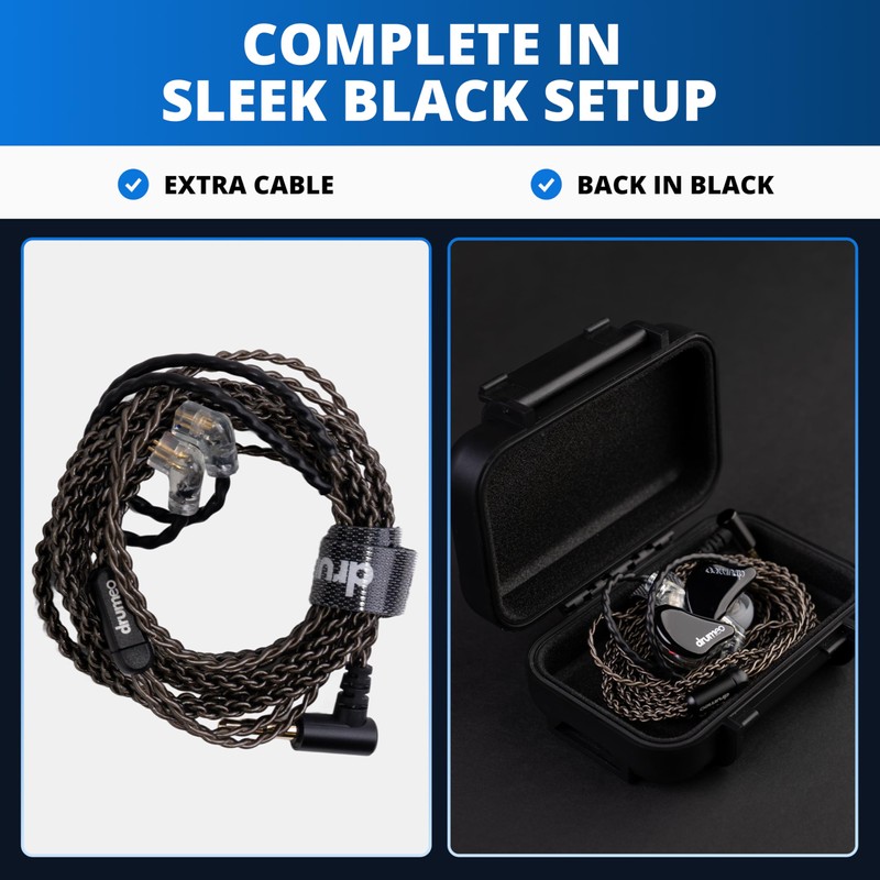 Drumeo EarDrums Black Edition