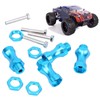 12-Piece RC Extension Wheel Hub Adapter, Durable Aluminium Alloy 12