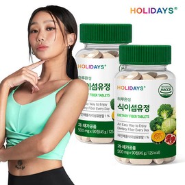 Holidays Haru Wanseong Dietary Fiber Tablets 90 Tablets 2 Bottles / 홀리데이즈 하루완성 식이섬유정 90정 2병