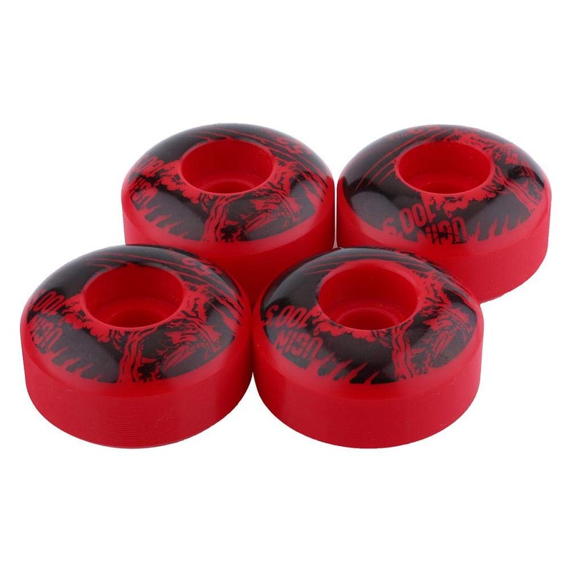 EBTOOLS. 4pcs Skateboard Wheels, PU Soft Wheels, Skateboard, Double Rocker