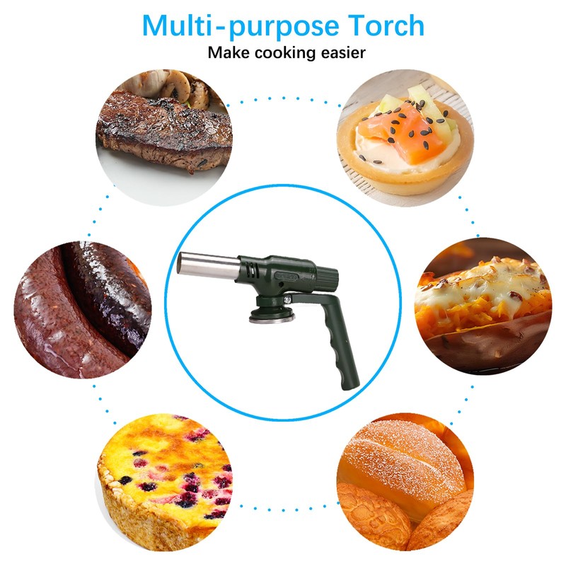 YHWDHPQY Butane Torch Kitchen Blow Lighter Professional Culinary Torches with