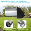 Dryer Vent Cover Outside 6 Inch Exterior Wall Vent Hood