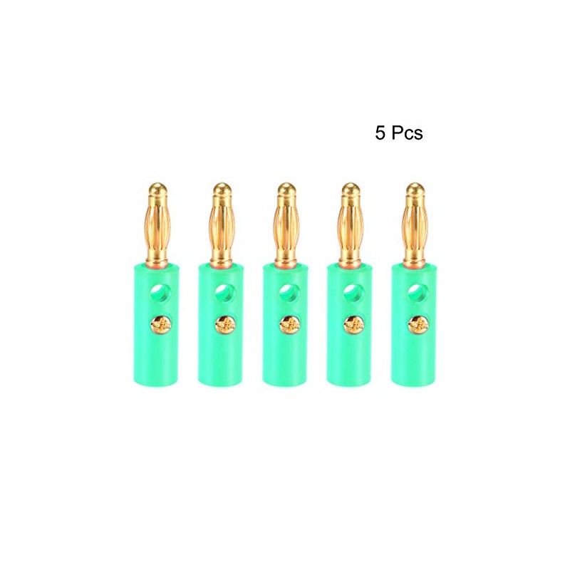 sourcing map 4mm Banana plugs Speaker Wire Cable Screw Plugs