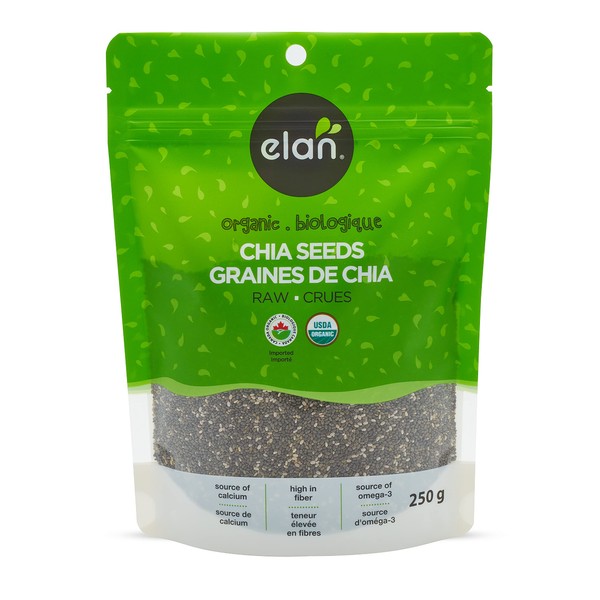 Elan Organic Chia Seeds, Non-GMO, Vegan, Gluten-Free , 8.8 oz