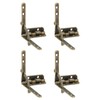 sourcing map 10Pcs Box Quadrant Hinge, 30.5x40mm Box Hinge Cases