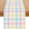Buffalo Check Plaid Spring Table Runner Farmhouse Spring Summer Easter