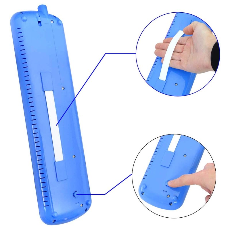 keepdrum Melodica Blue 32 Keys with Case