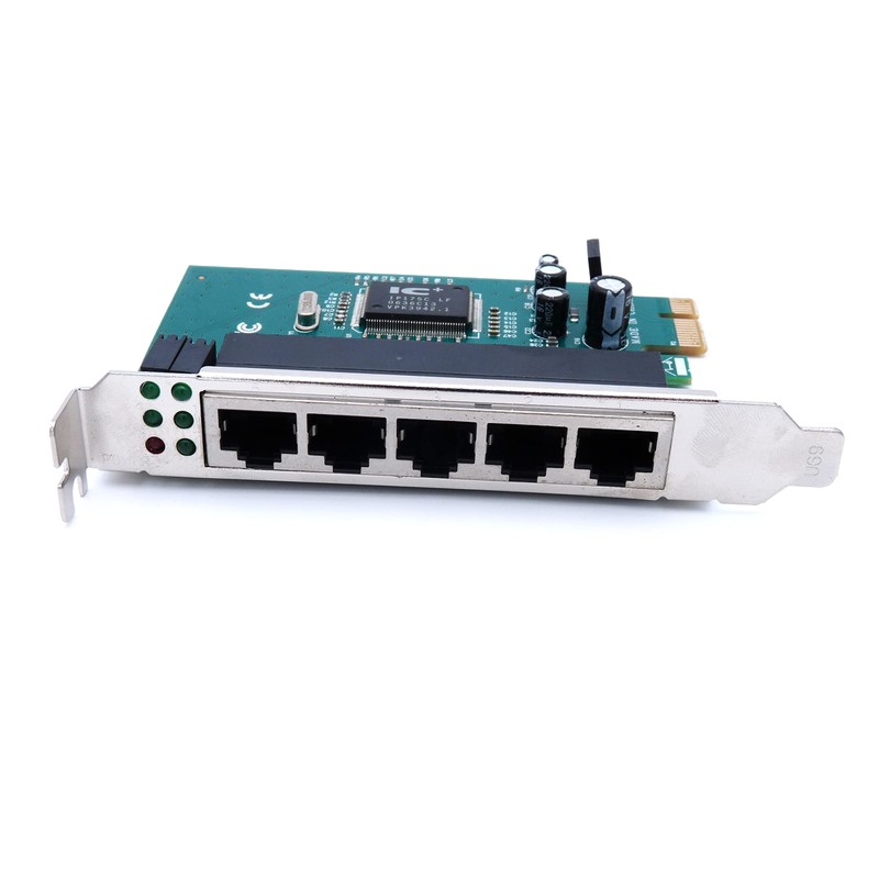 Computer District - Network Card 5 Ports RJ45 Switch Fast