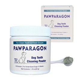 Dog Teeth Cleaning Powder - Targets Tartar & Reduces Plaque & Bad Breath, Dog Dental Powder - Teeth Cleaning Made Easy Eliminate, Dog Dental Care - Formulated for Small Dogs PP029