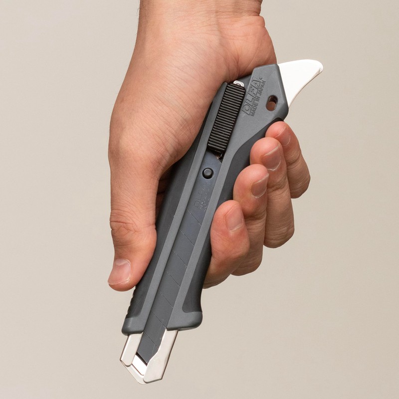 OLFA 193B-GRY Hyper AL Type, Gray, Auto-Lock Type, Special Black