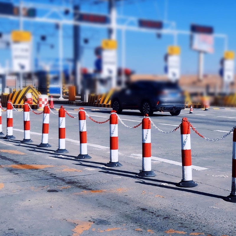 Piuluvor® 10 m Barrier Chain Red White Plastic Chain Barrier