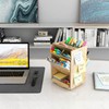 DF DARFOO Bamboo Desk Organizer Storage Accessories - Ultra-large 13