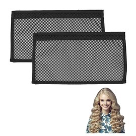 Hair Stretcher Lengthening Net Prevent Shrinkage Lock Hair Stretcher Looser Curl Wave Ringlets Black 13in 2PCS