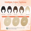 Benehair Clip-In Real Hair Fringe, French Air Fringe, Real Hair