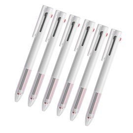Ginhkok 3-Color Ballpoint Pen, 0.02 inches (0.5 mm), Easy to Write, Smooth Drawing, Multi-functional, Neutral Ink Pen, Various Colors, Stylish, Convenient, Stationery, Writing Supplies, For Notebooks
