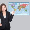Laminated World Map Poster - Wall Chart Map of Earth