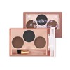 Boobeen 3 Colors Eyebrow Powder Makeup Brow Palette, Eyebrow Powder