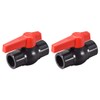 sourcing map Ball Valve, 1/2" Slip PVC Socket End Valve