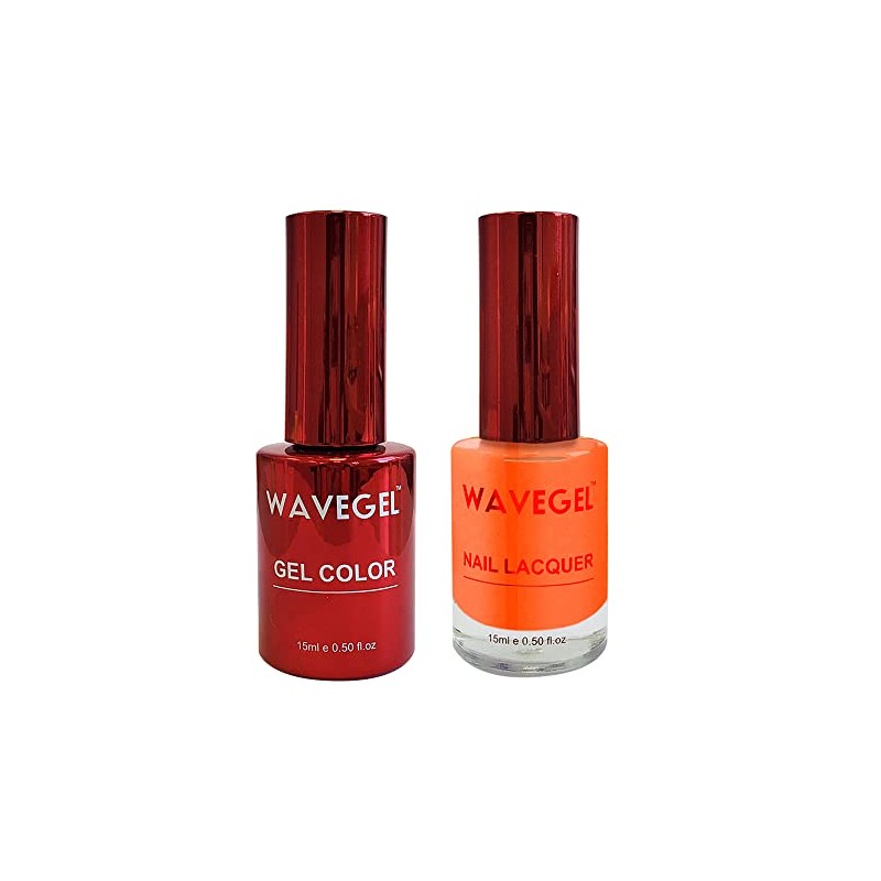 WAVEGEL Soak-Off Gel & Nail Lacquer Matching Duo Set -