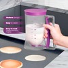Pancake Batter Dispenser With Squeeze Handle Set - 900ml BPA-Free,