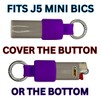 Mini BIC Keychain Lighter Holder with Spring Clip | J5
