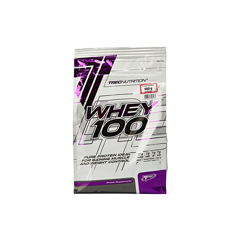 Trec Nutrition Whey 100 Protein Concentrate Strawberry Flavour, 900 g