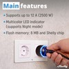Shelly Plug S MTR Gen3 Black, Pack of 2, Matter