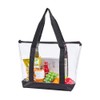 Large Clear Tote Bag, Fashion PVC Shoulder Handbag for Women,