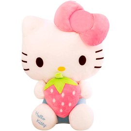 Kitty Cat Cuddly Toy, 12 Inch Kawaii Plush Toy, Cartoon Plush Figure, Children's Doll Cuddly Toy Doll, Children's Room Decor for Boys and Girls, Gift, for Cuddling, Collecting & Cuddling